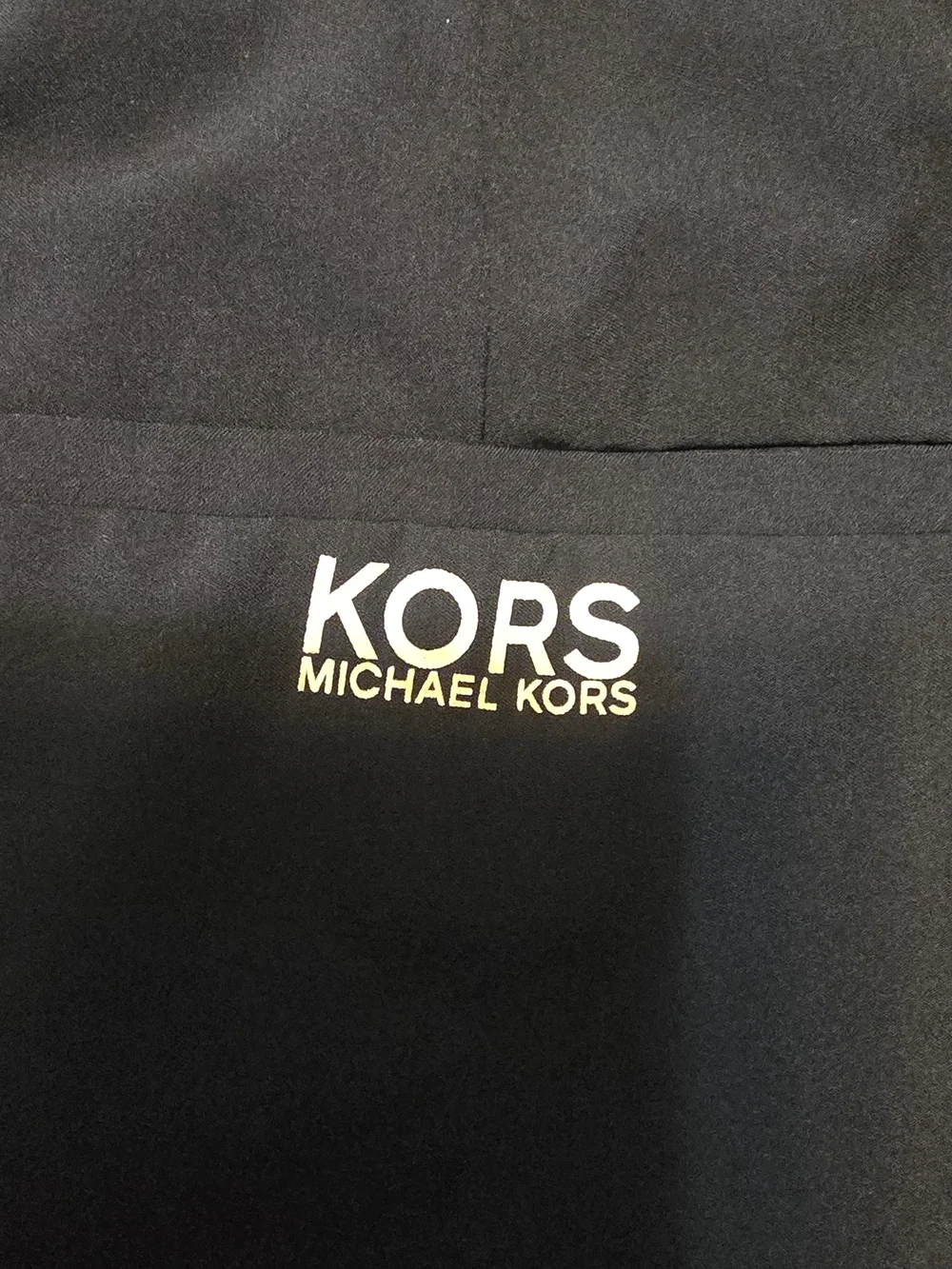 Michael Kors Black Cropped  Pants With Zipper Bottom